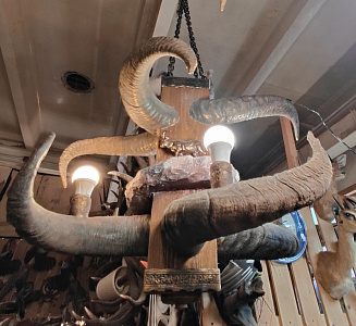 Превью Люстра с рогами тура