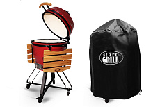 Керамический гриль SG PRO, 56 см (красный)