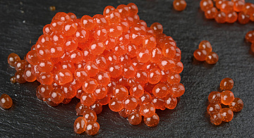 Фото Икра кеты среднесоленая замороженная (1000 г.)