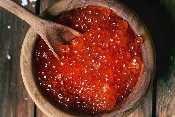 Фото Икра чавычи замороженная (340 мл) жировая