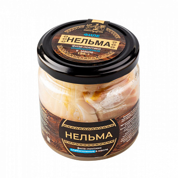 Фото Нельма филе-ломтики слабой соли в масле 190гр